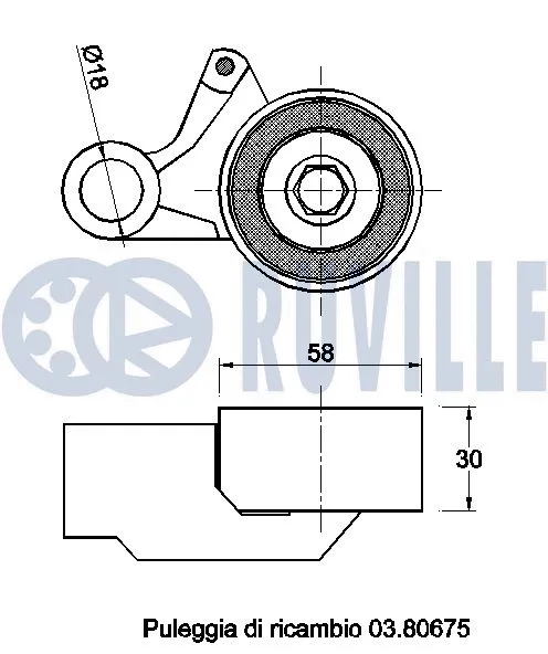 Tensioner Pulley, timing belt