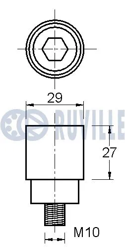 Deflection/Guide Pulley, timing belt