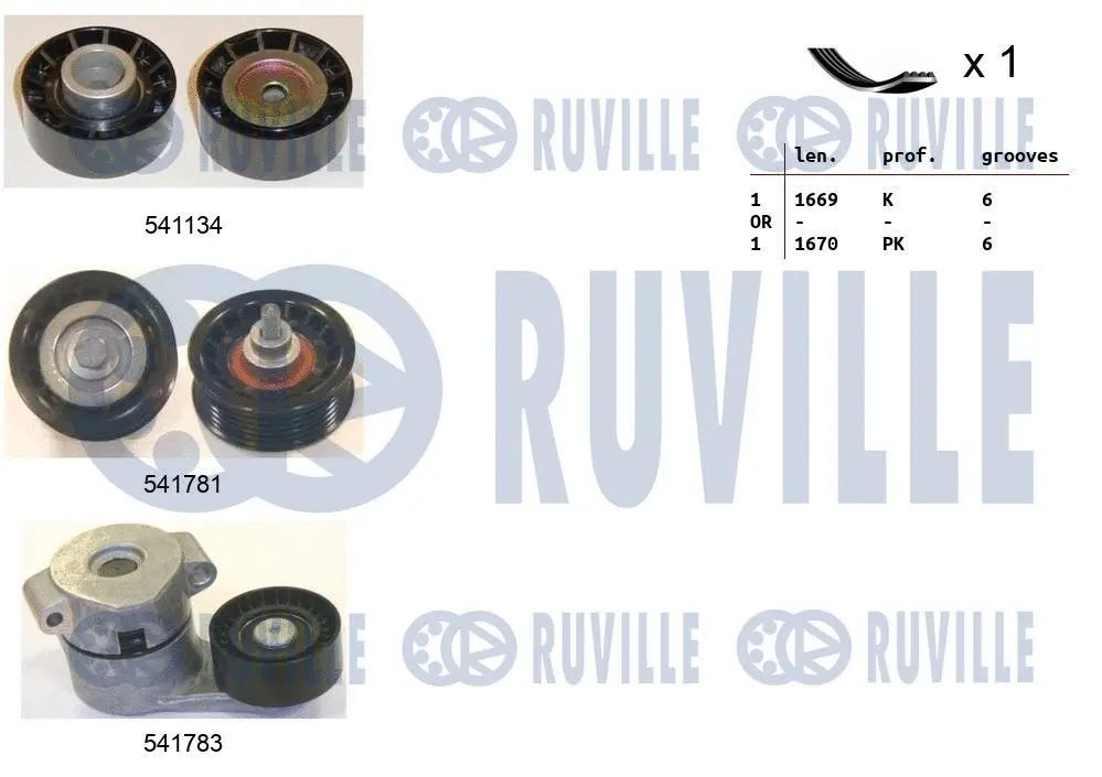 V-Ribbed Belt Set (570058)