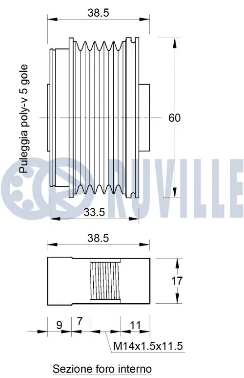 Alternator Freewheel Clutch