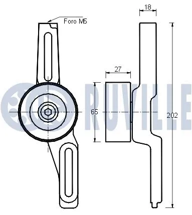 Belt Tensioner, V-ribbed belt