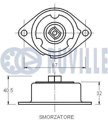 Belt Tensioner, V-ribbed belt