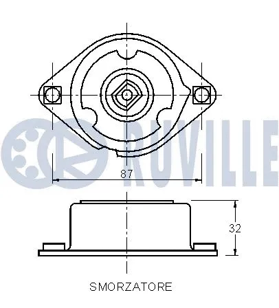 Belt Tensioner, V-ribbed belt