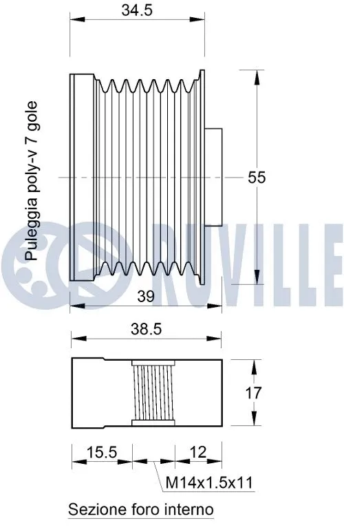 Alternator Freewheel Clutch