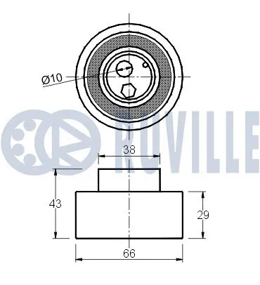Tensioner Pulley, timing belt