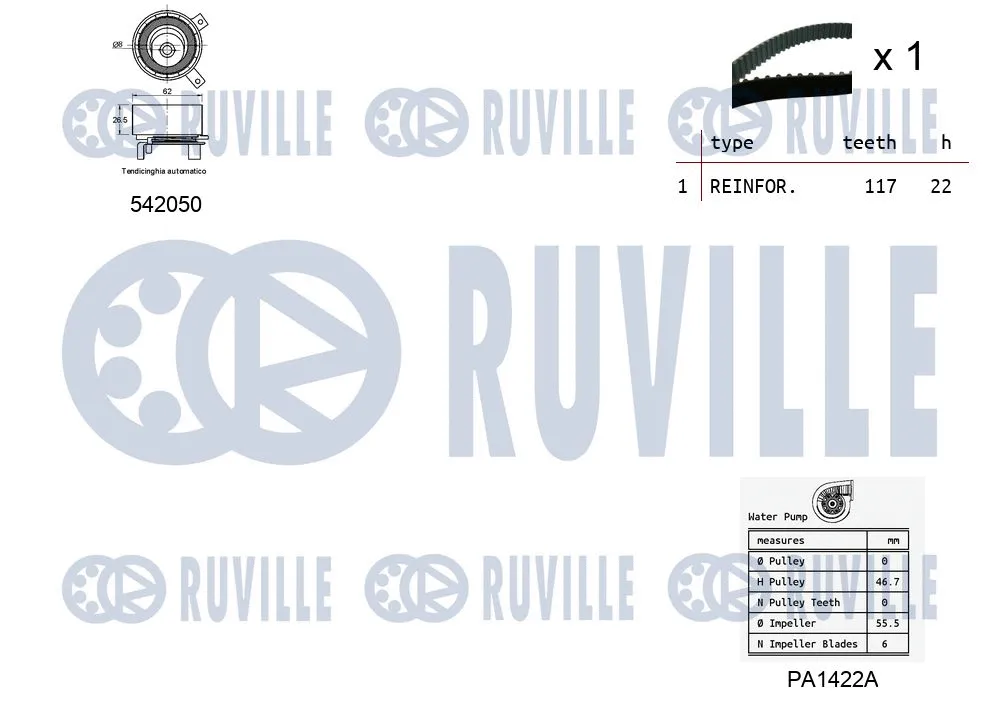 Water Pump & Timing Belt Kit