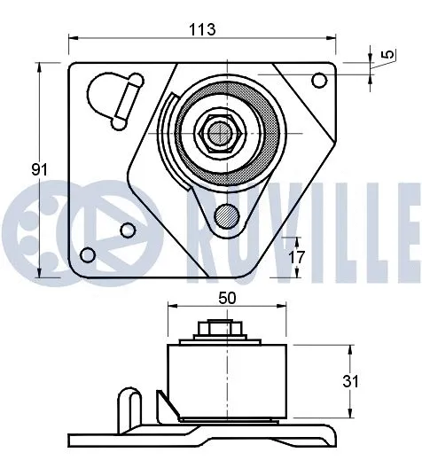Tensioner Pulley, timing belt