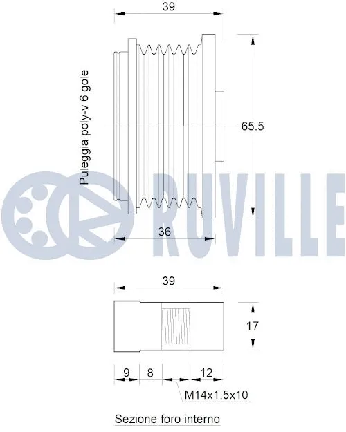 Alternator Freewheel Clutch