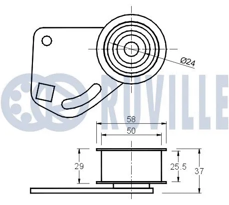 Tensioner Pulley, timing belt