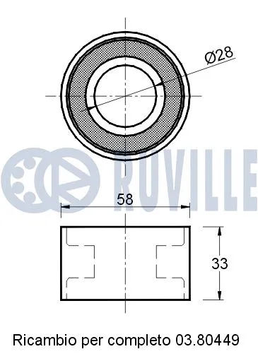 Tensioner Pulley, timing belt