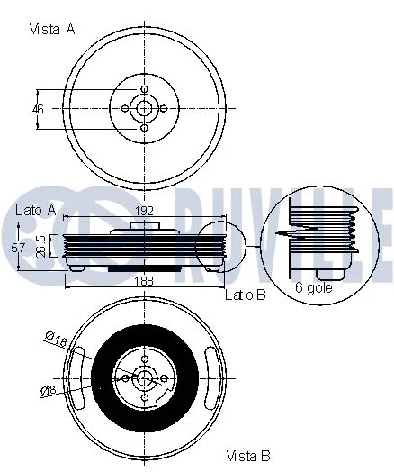 Belt Pulley, crankshaft