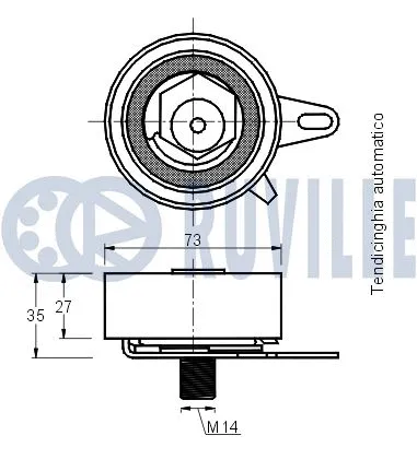Tensioner Pulley, timing belt