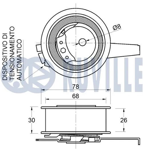 Tensioner Pulley, timing belt