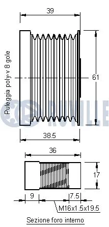 Alternator Freewheel Clutch