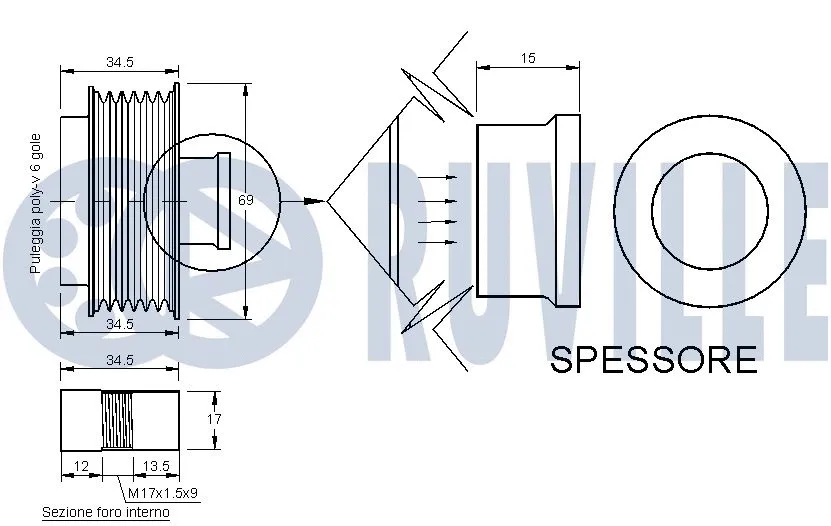 Alternator Freewheel Clutch
