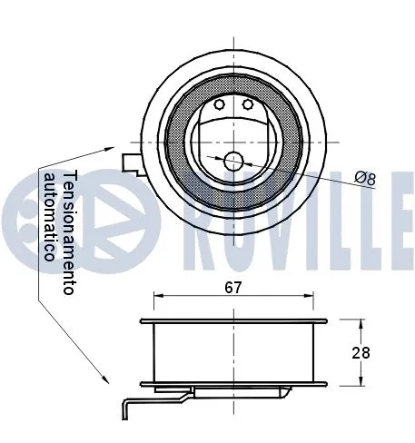 Tensioner Pulley, timing belt