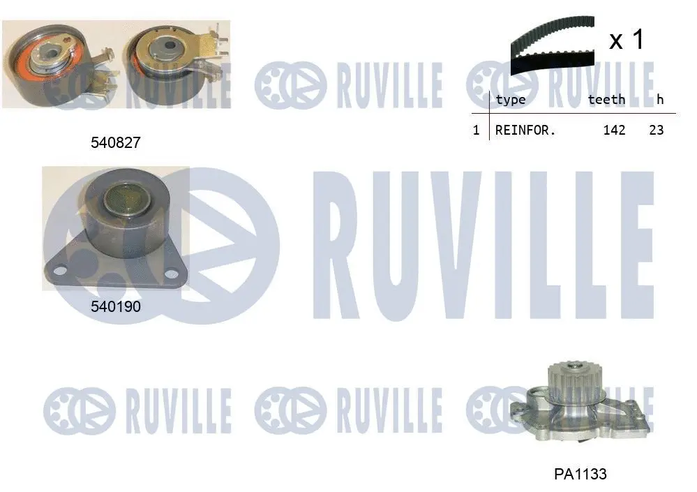 Water Pump & Timing Belt Kit (5501101)