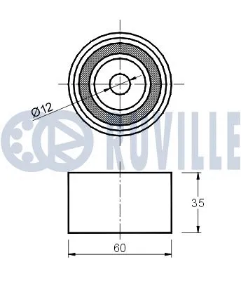 Deflection/Guide Pulley, timing belt