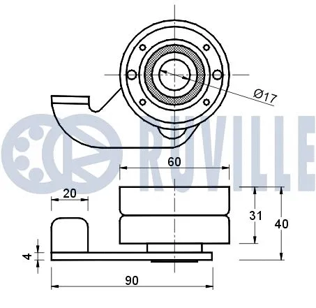 Tensioner Pulley, timing belt