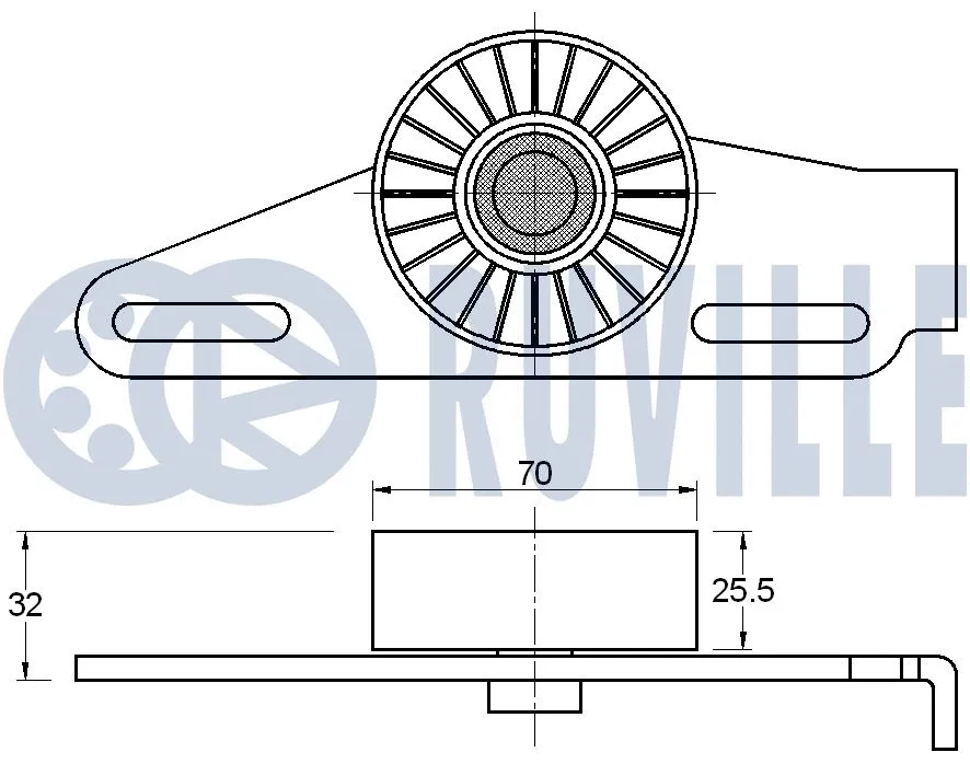 Belt Tensioner, V-ribbed belt