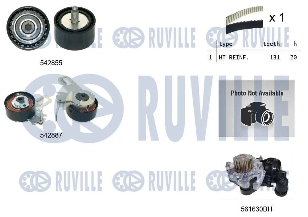 Water Pump & Timing Belt Kit (5504972)