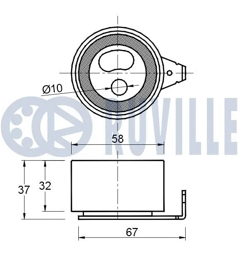 Tensioner Pulley, timing belt