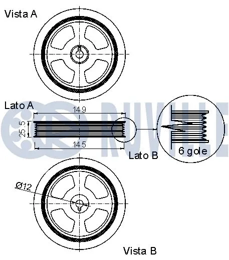 Belt Pulley, crankshaft