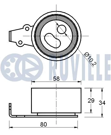Tensioner Pulley, timing belt