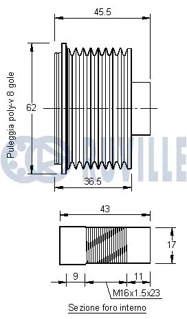 Alternator Freewheel Clutch