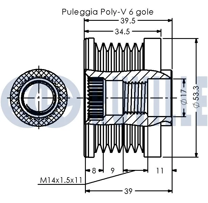 Alternator Freewheel Clutch