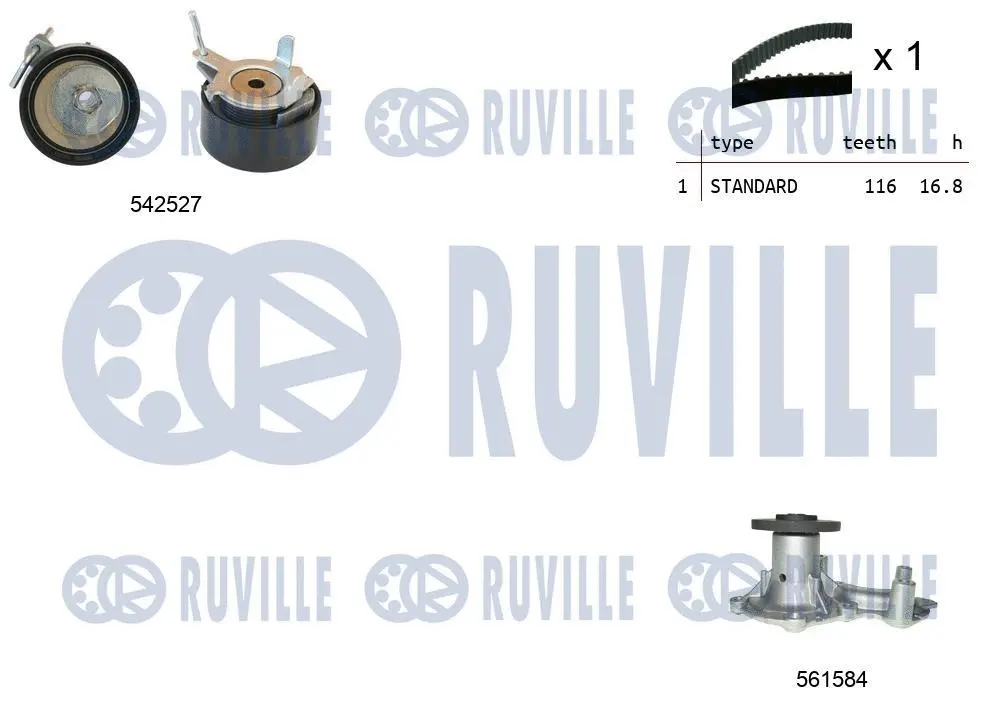 Water Pump & Timing Belt Kit (5505051)