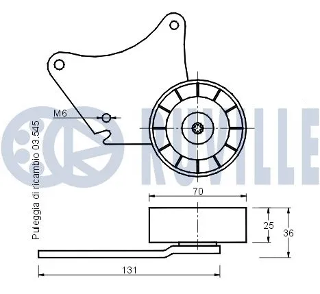 Belt Tensioner, V-ribbed belt