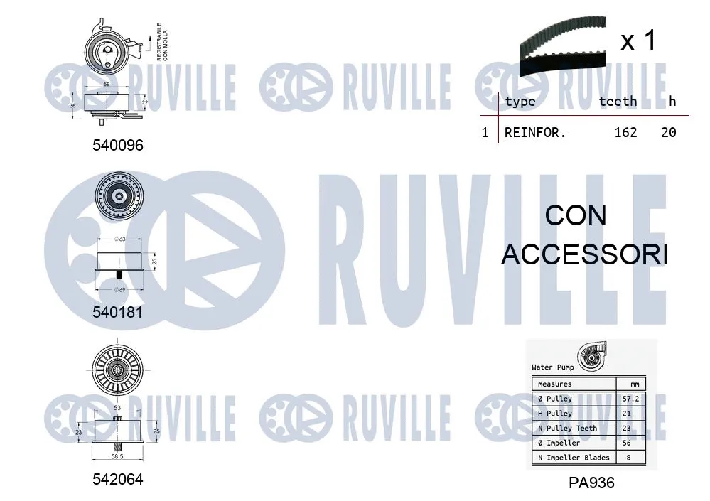 Water Pump & Timing Belt Kit