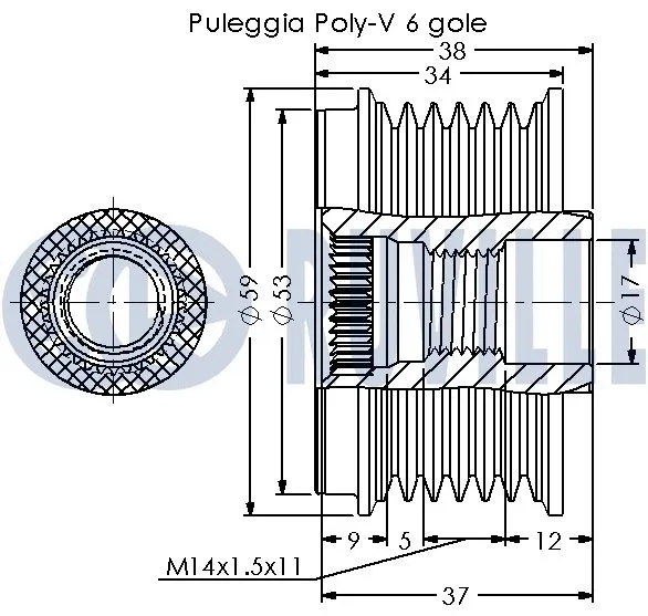 Alternator Freewheel Clutch