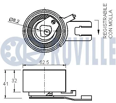 Tensioner Pulley, timing belt