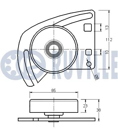 Belt Tensioner, V-ribbed belt