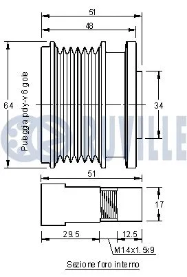 Alternator Freewheel Clutch