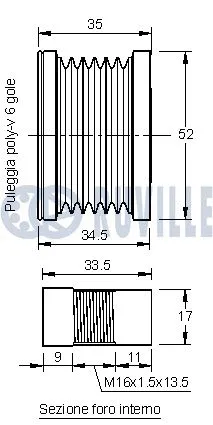 Alternator Freewheel Clutch