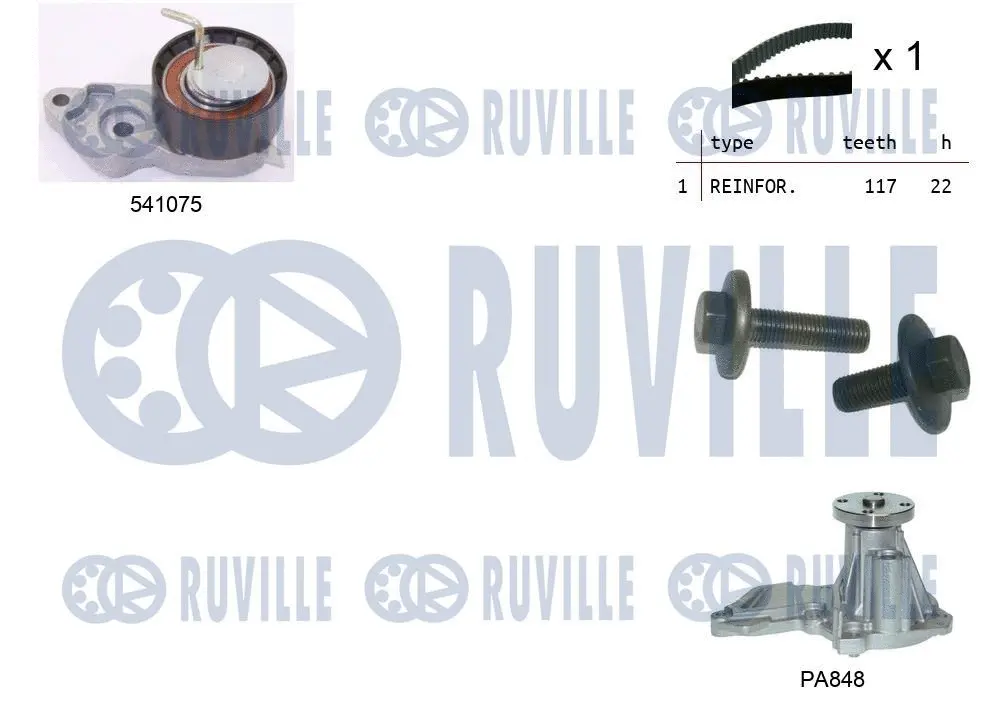 Water Pump & Timing Belt Kit (5500641)