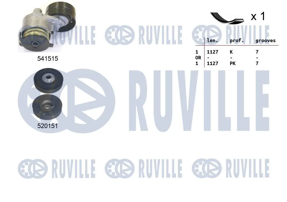 V-Ribbed Belt Set (570155)