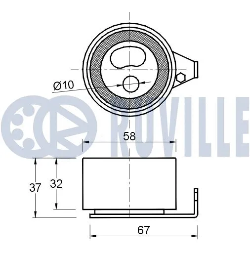 Tensioner Pulley, timing belt