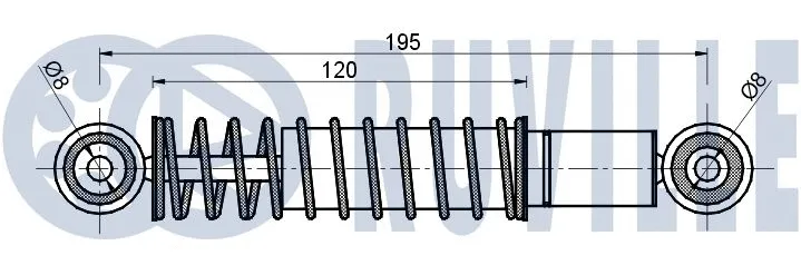 Vibration Damper, V-ribbed belt