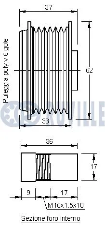 Alternator Freewheel Clutch