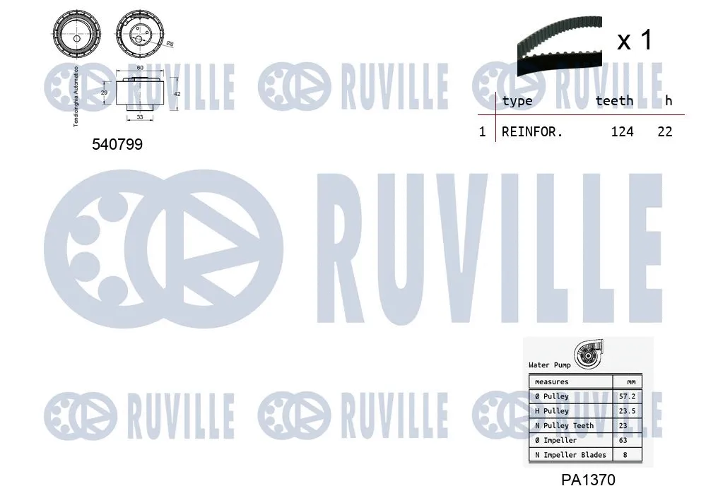 Water Pump & Timing Belt Kit