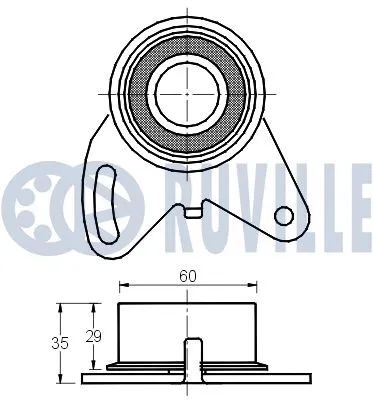 Tensioner Pulley, timing belt
