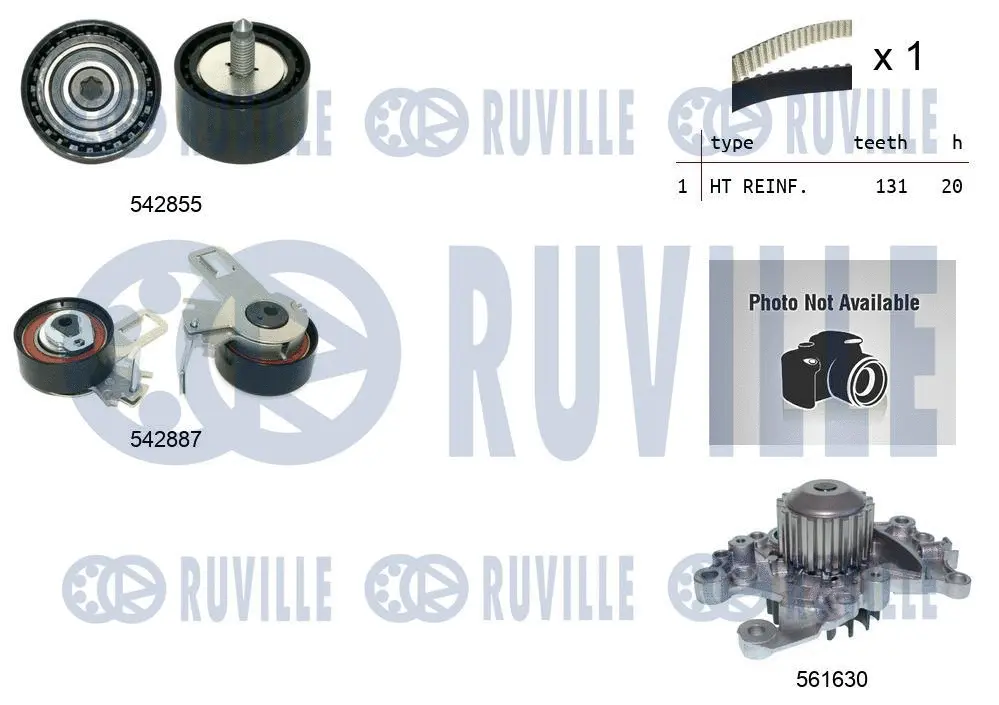 Water Pump & Timing Belt Kit (5504971)