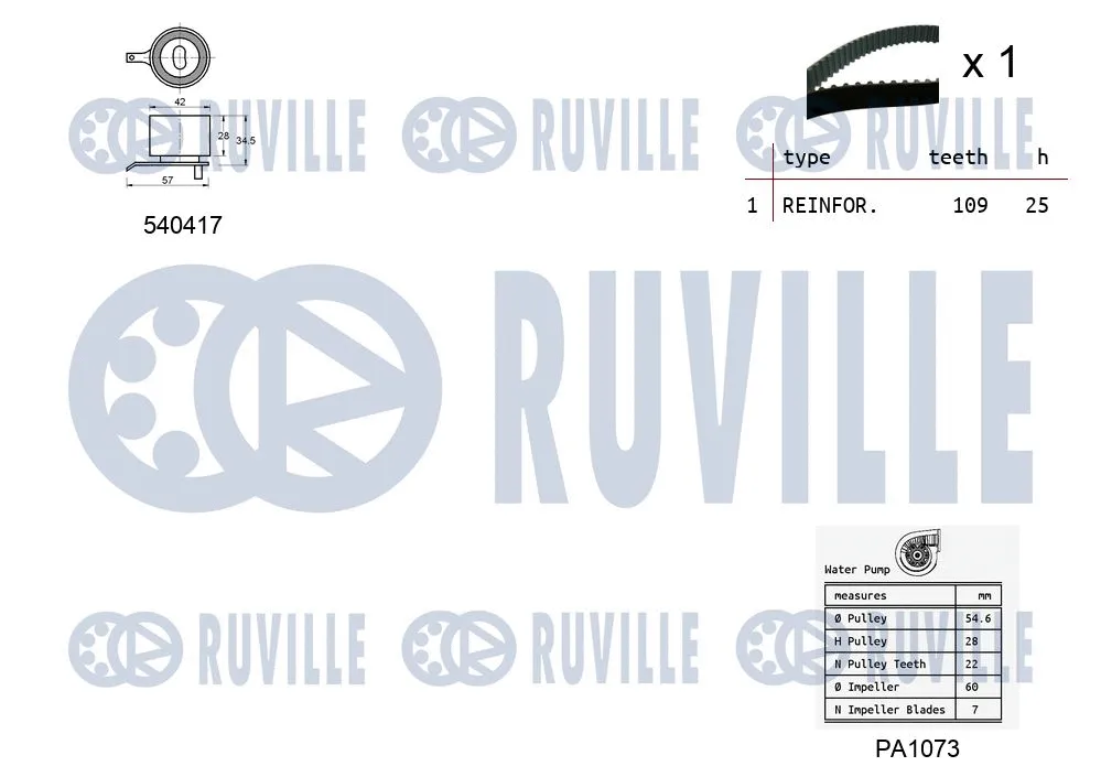 Water Pump & Timing Belt Kit