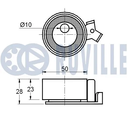 Belt Tensioner, V-ribbed belt