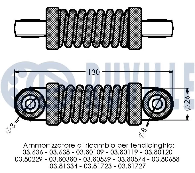 Vibration Damper, V-ribbed belt