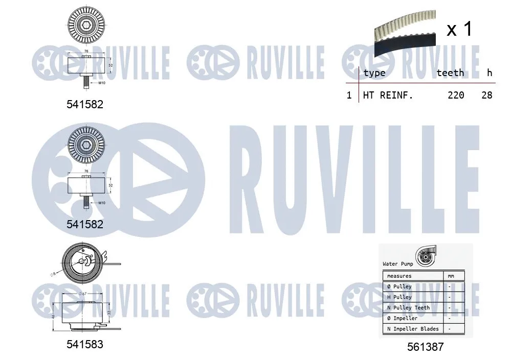 Water Pump & Timing Belt Kit